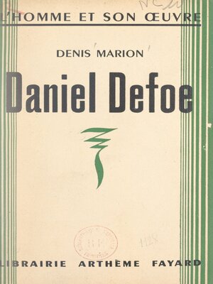 cover image of Daniel Defoe